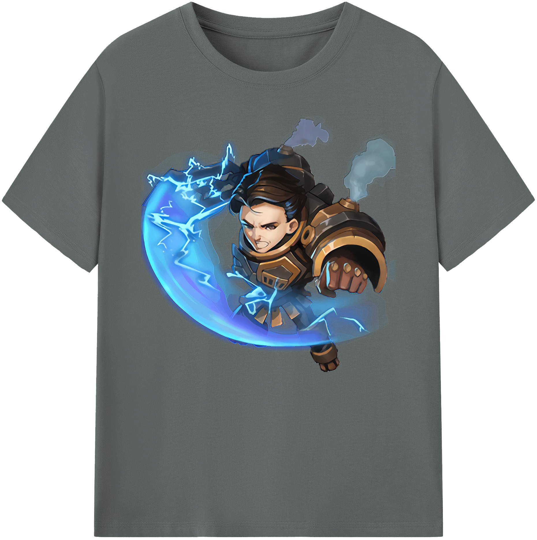 リーグ・オブ・レジェンド League of Legends LOL 綿100％ メンズ半袖Tシャツ｜肌触りやわらか＆通気性